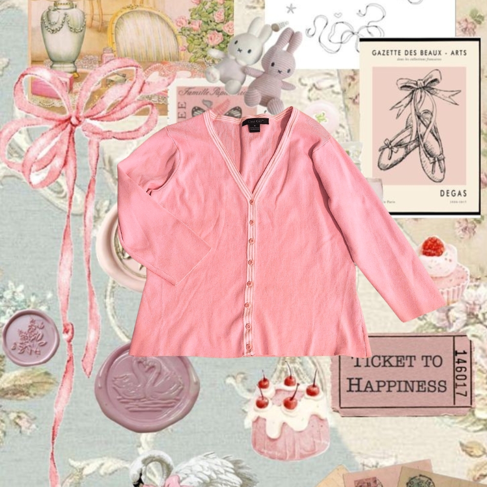 Pink Women's Cardigan